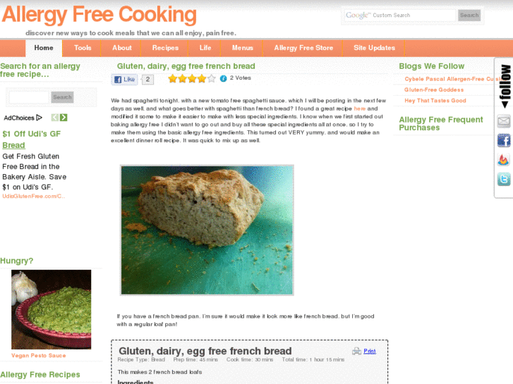 www.allergyfreecooking.net