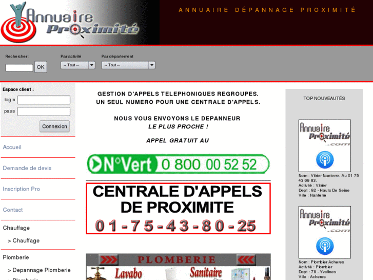 www.annuaire-depannage-proximite.fr