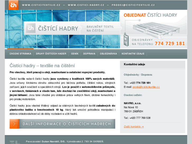 www.cistici-hadry.cz