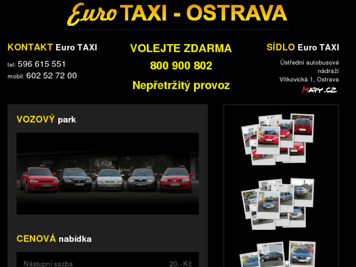www.eurotaxi-ostrava.cz
