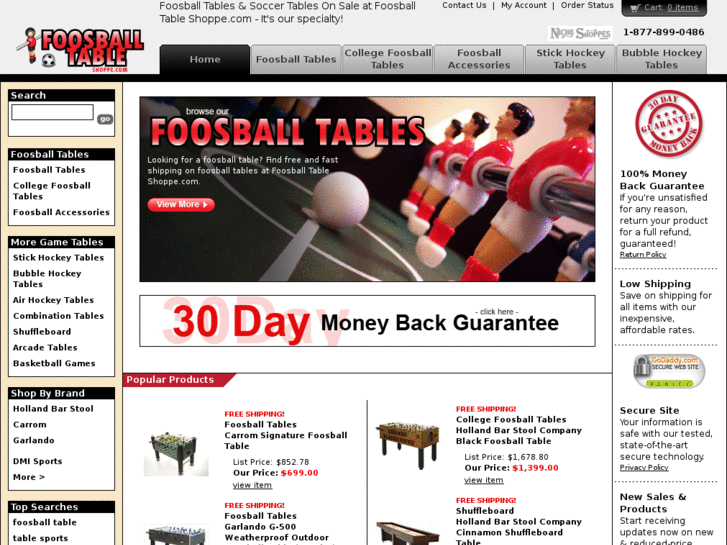 www.foosballtableshoppe.com