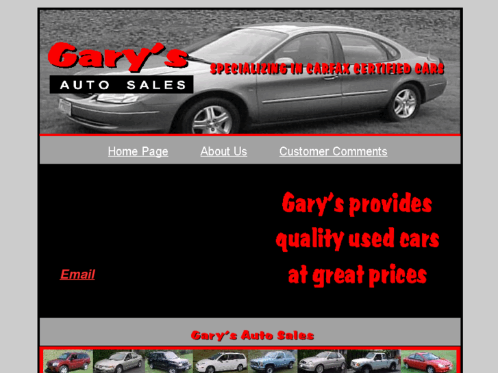 www.garysautosales.biz