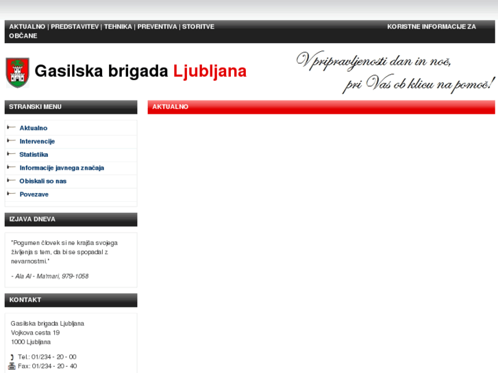 www.gasilskabrigadaljubljana.si