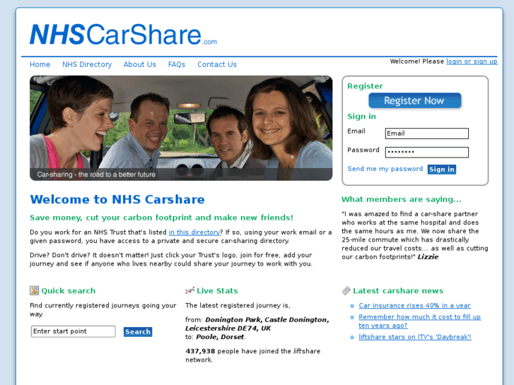 www.nhscarshare.com