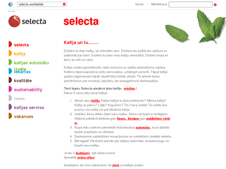 www.selecta.lv