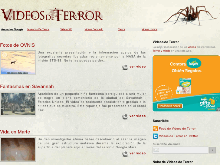 www.videos-de-terror.com