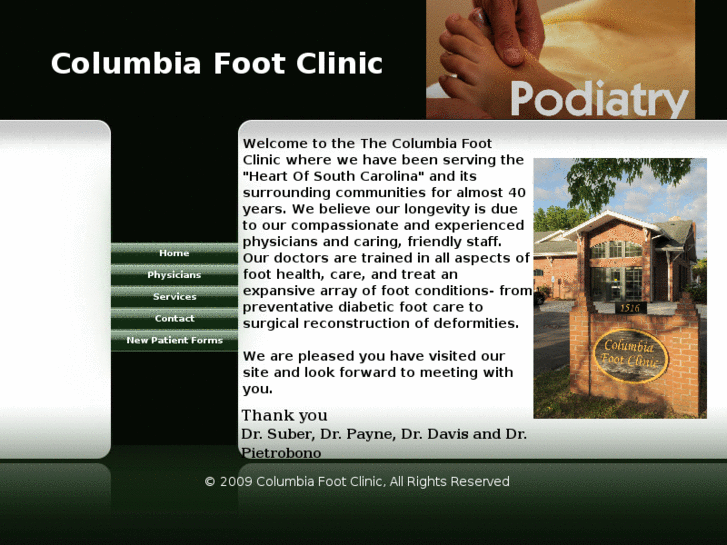 www.columbiafootclinic.net