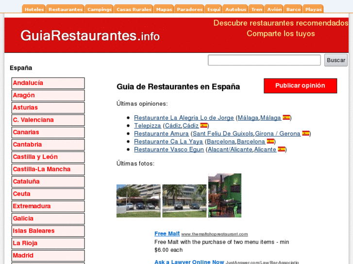 www.guiarestaurantes.info