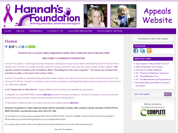 www.hannahsfoundationappeals.org.au