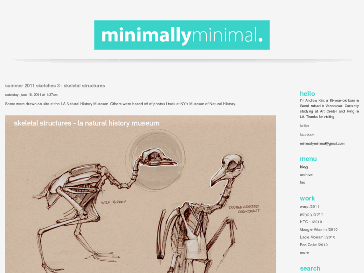 www.minimallyminimal.com