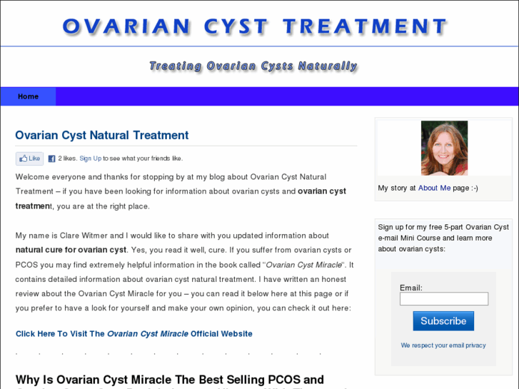 www.ovariancyst-treatment.com