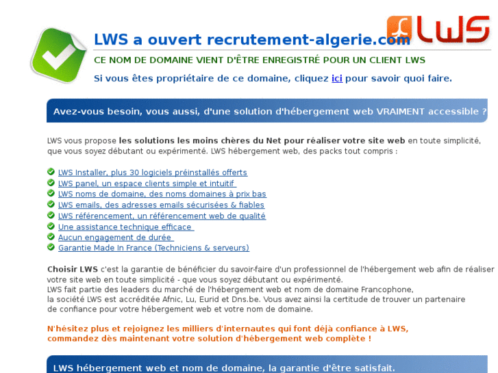 www.recrutement-algerie.com