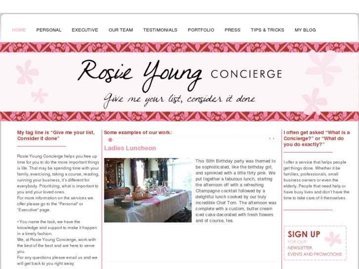 www.rosieyoungconcierge.com