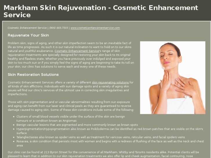 www.skinrejuvenationmarkham.com