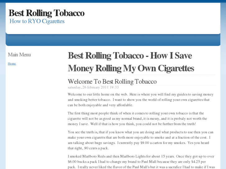 www.bestrollingtobacco.com