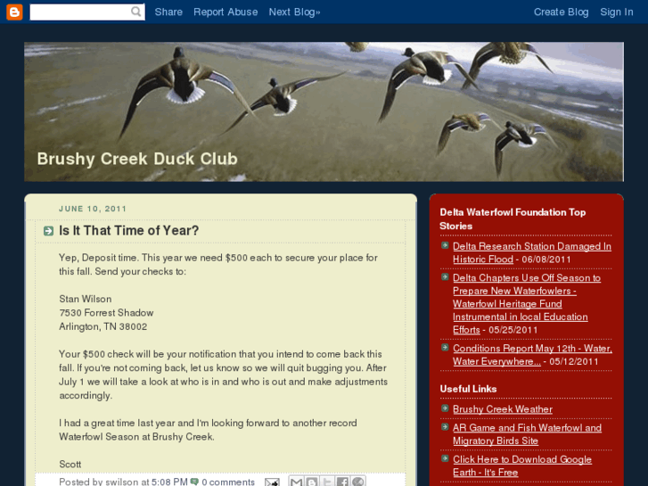 www.brushycreekduckclub.com