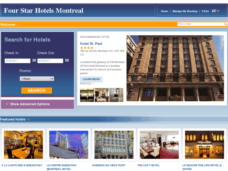 www.fourstarhotelsmontreal.com