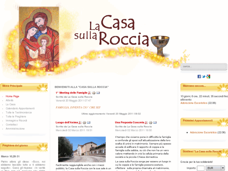 www.lacasasullaroccia.net