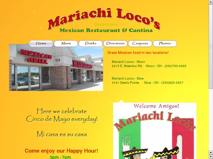 www.mariachilocosmexicanrestaurant.com