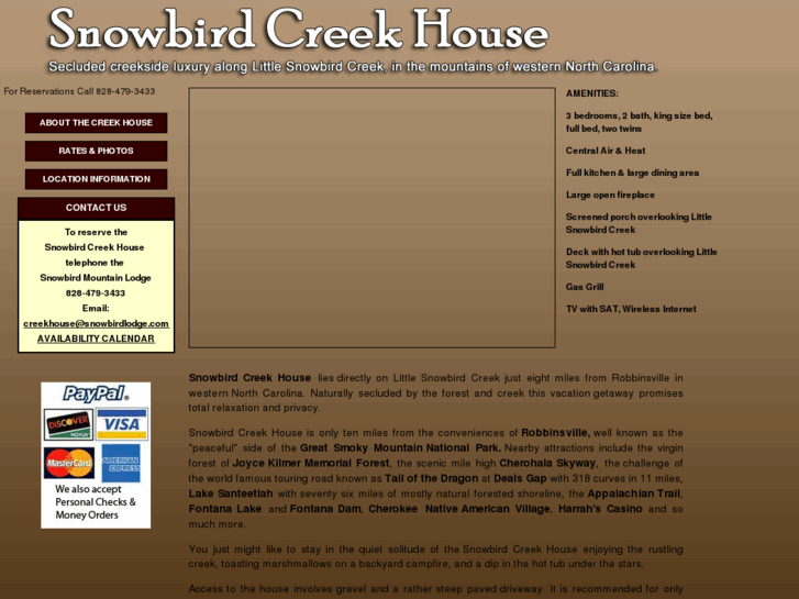 www.snowbirdcreekhouse.com