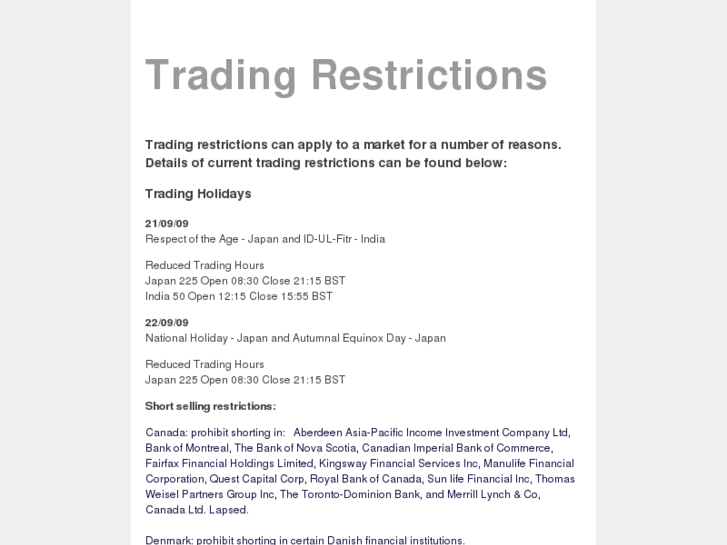 www.tradingrestrictions.com