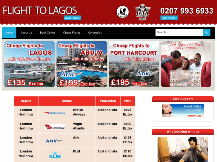 www.flighttolagos.com