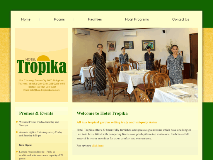 www.hoteltropikadavao.com