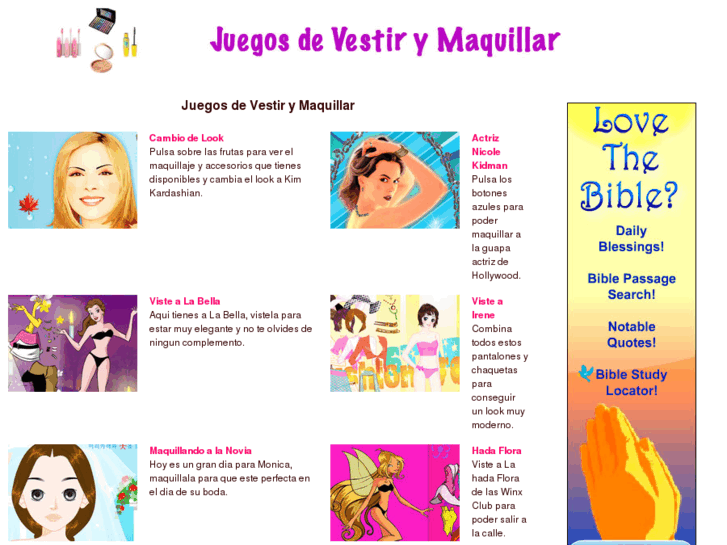 www.juegosvestirymaquillar.com