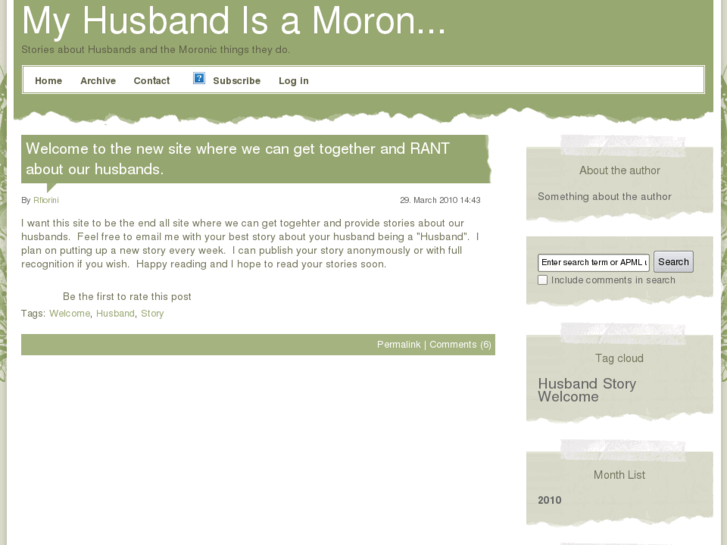 www.myhusbandisamoron.com