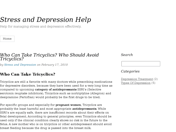 www.stressdepressionhelp.com