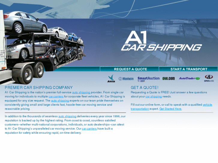 www.a1carshipping.com