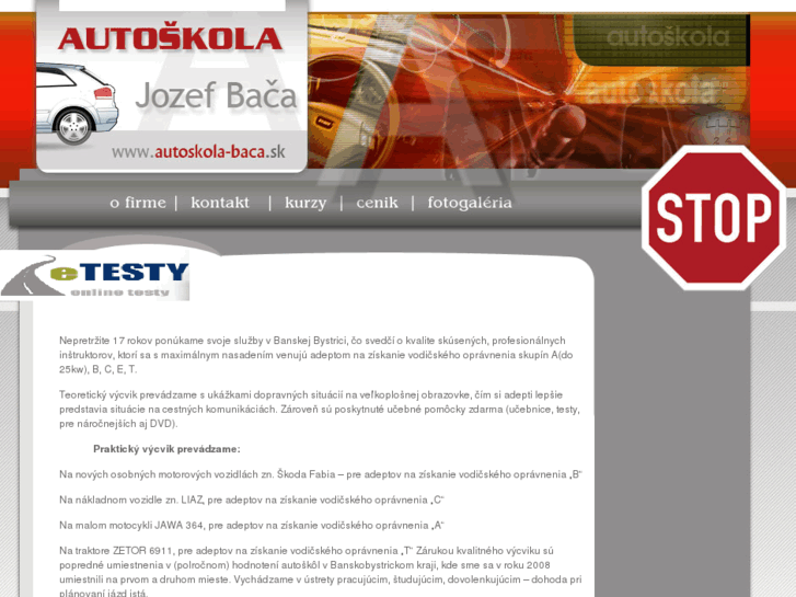 www.autoskola-baca.sk