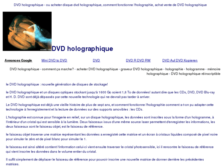 www.dvd-holographique.com