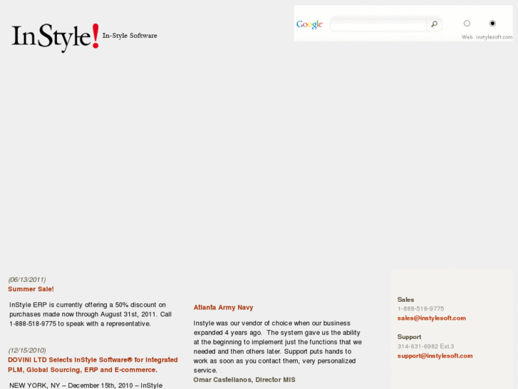 www.instylesoftware.com