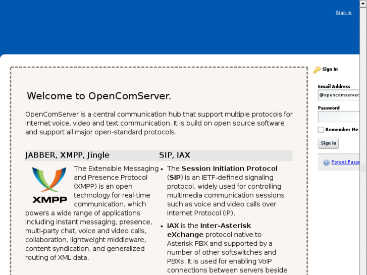 www.opencomserver.net