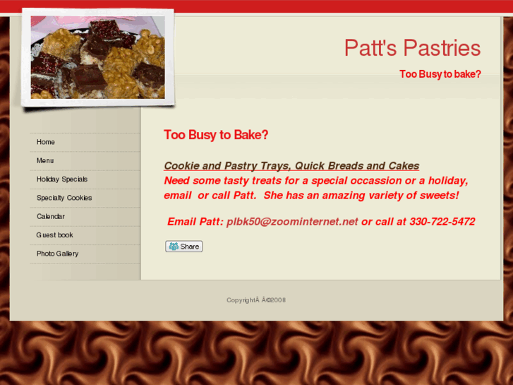 www.pattspastries.com