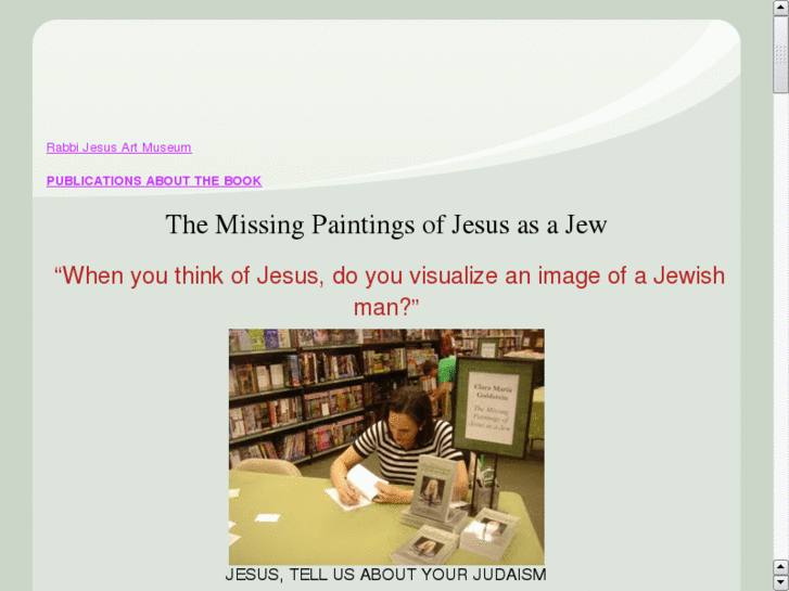 www.themissingpaintingsofjesusasajew.com