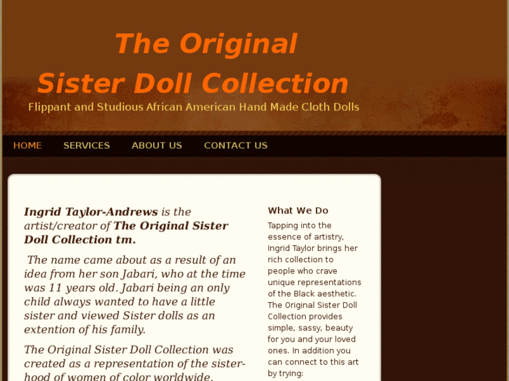 www.theoriginalsisterdollcollection.com