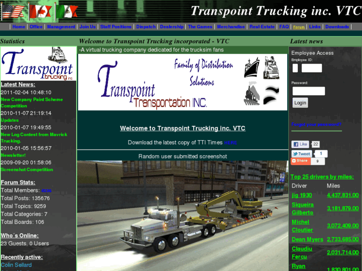 www.transpointtrucking.com