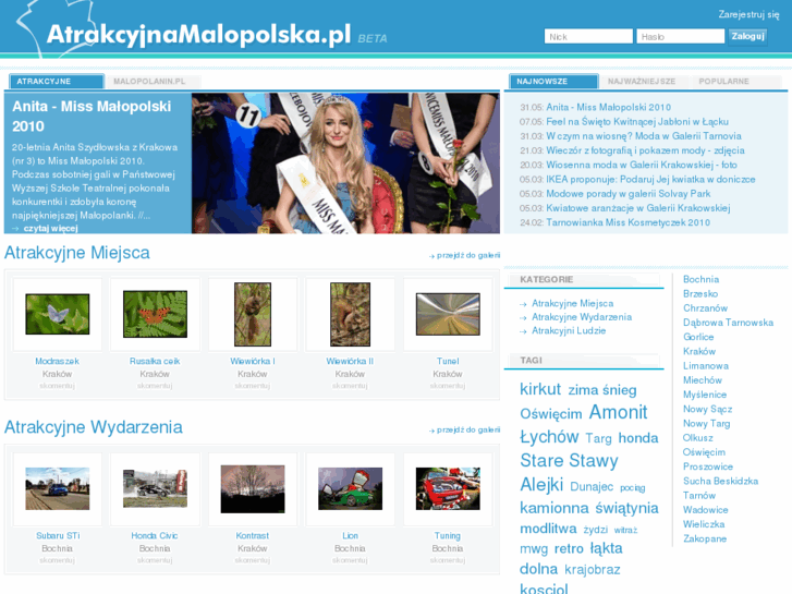 www.atrakcyjnamalopolska.pl