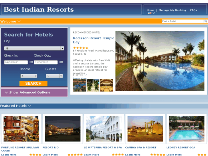 www.bestindianresorts.com