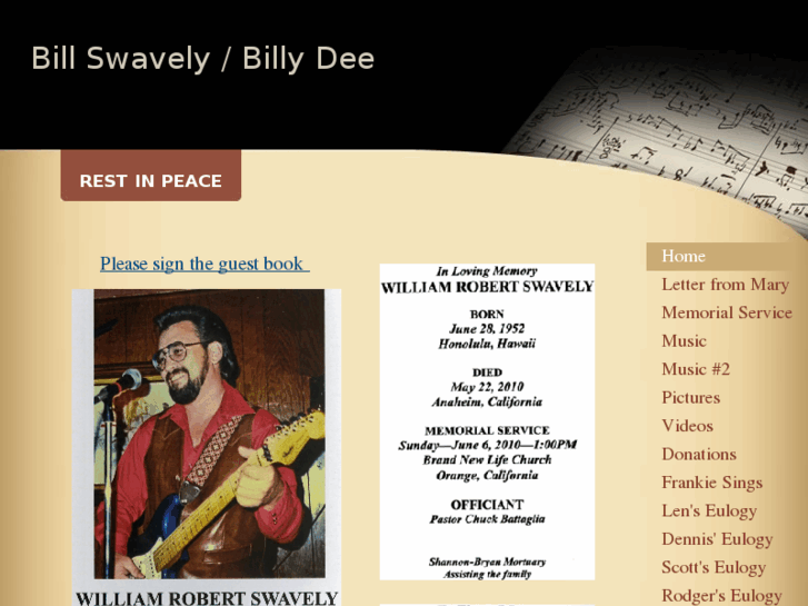 www.billydeeonline.com