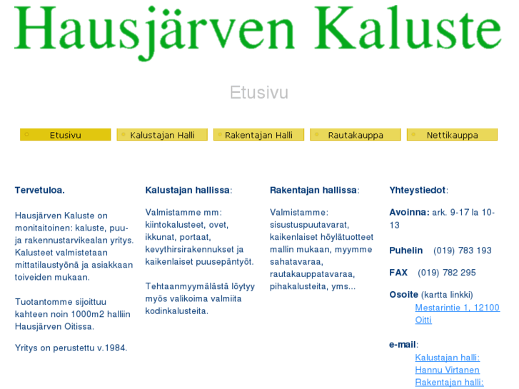 www.hausjarvenkaluste.com