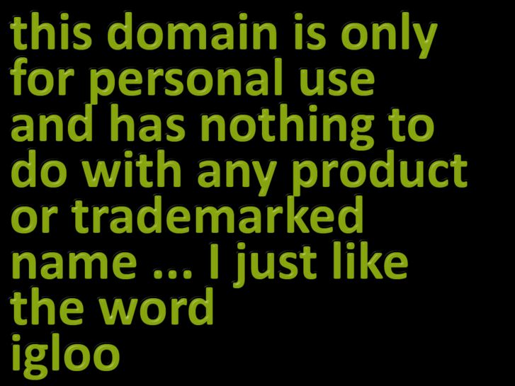 www.igloo.net