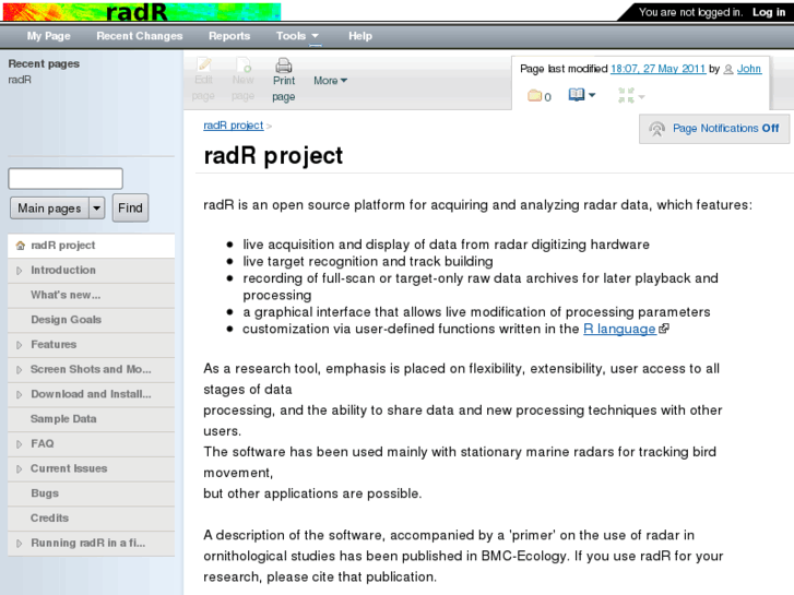 www.radr-project.org