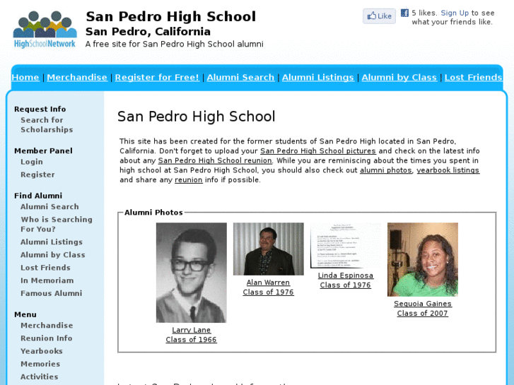 www.sanpedrohighschoolalumni.com