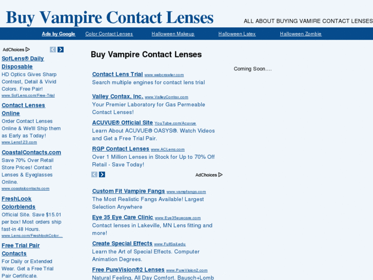 www.buyvampirecontactlenses.com