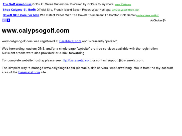 www.calypsogolf.com