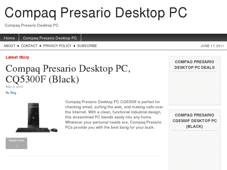 www.compaqpresariodesktoppc.com