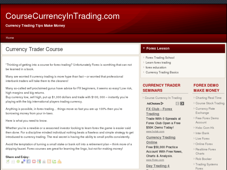 www.coursecurrencyintrading.com